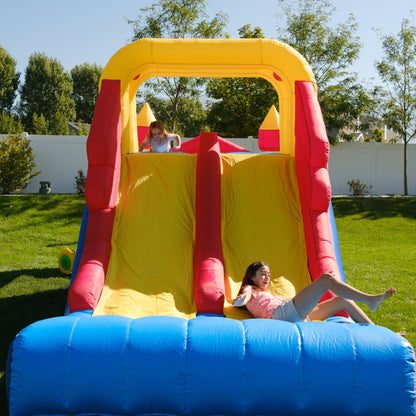 Royal Tower Bounce House with Slide