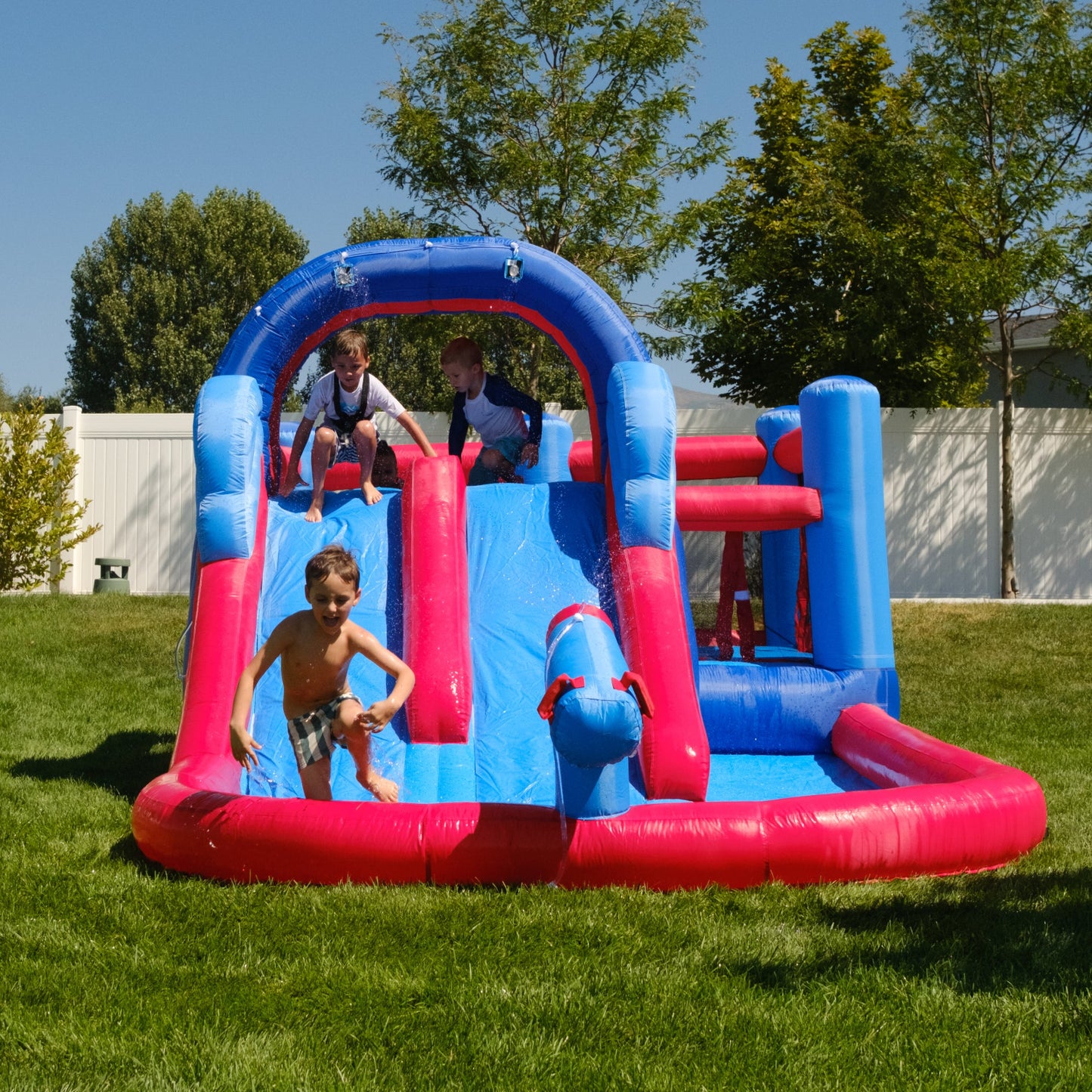 Bounce House with Water Slides