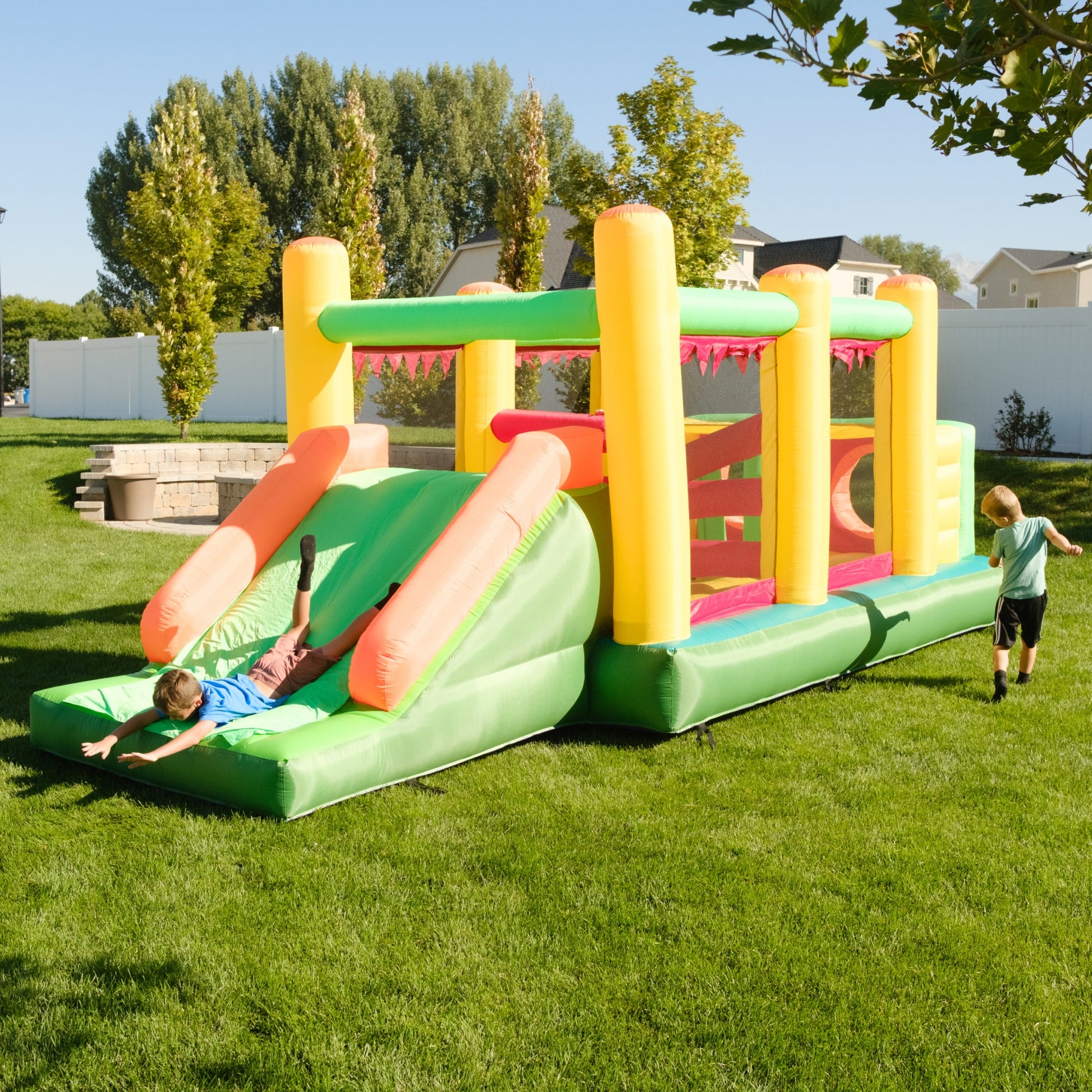 Royal Palace Bounce House with Obstacle Course