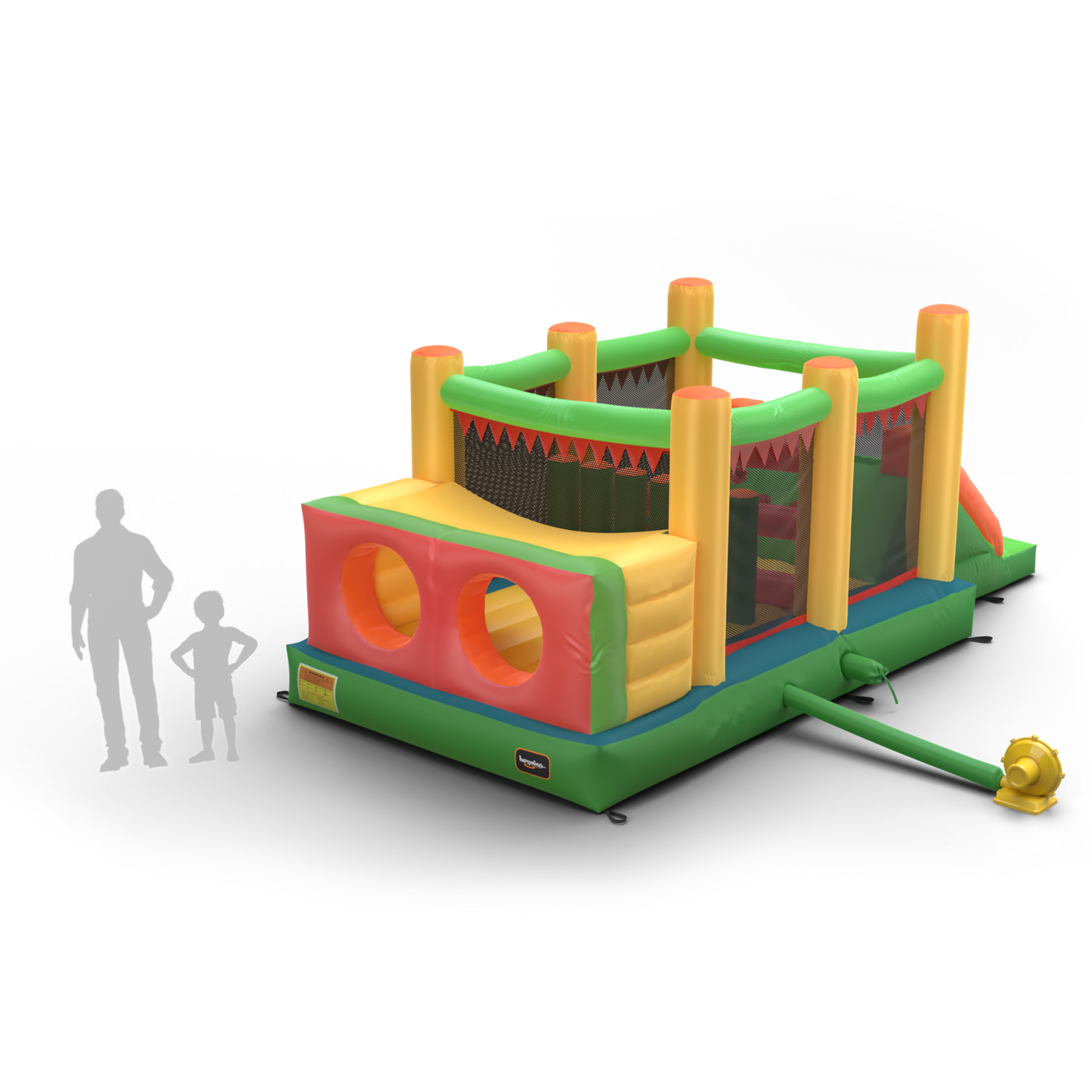 Royal Palace Bounce House with Obstacle Course