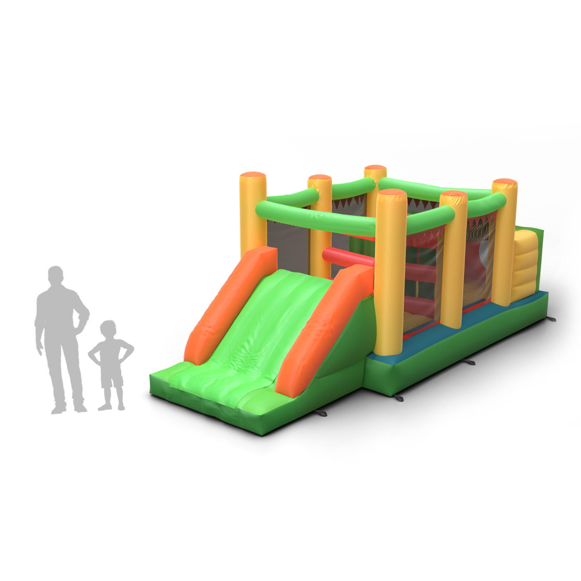 Royal Palace Bounce House with Obstacle Course