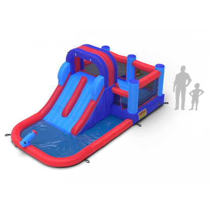 Bounce House with Water Slides