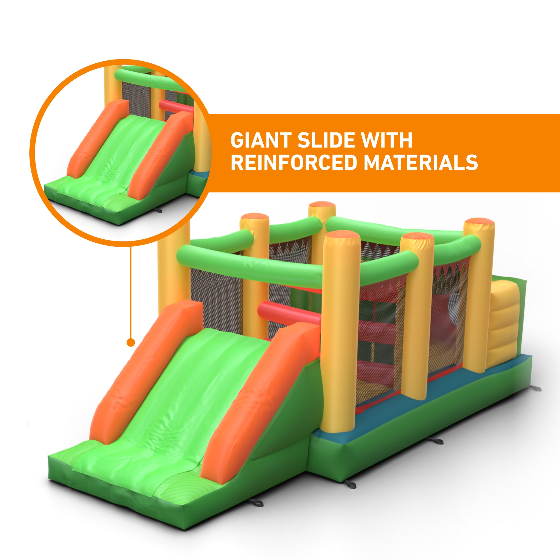 Royal Palace Bounce House with Obstacle Course