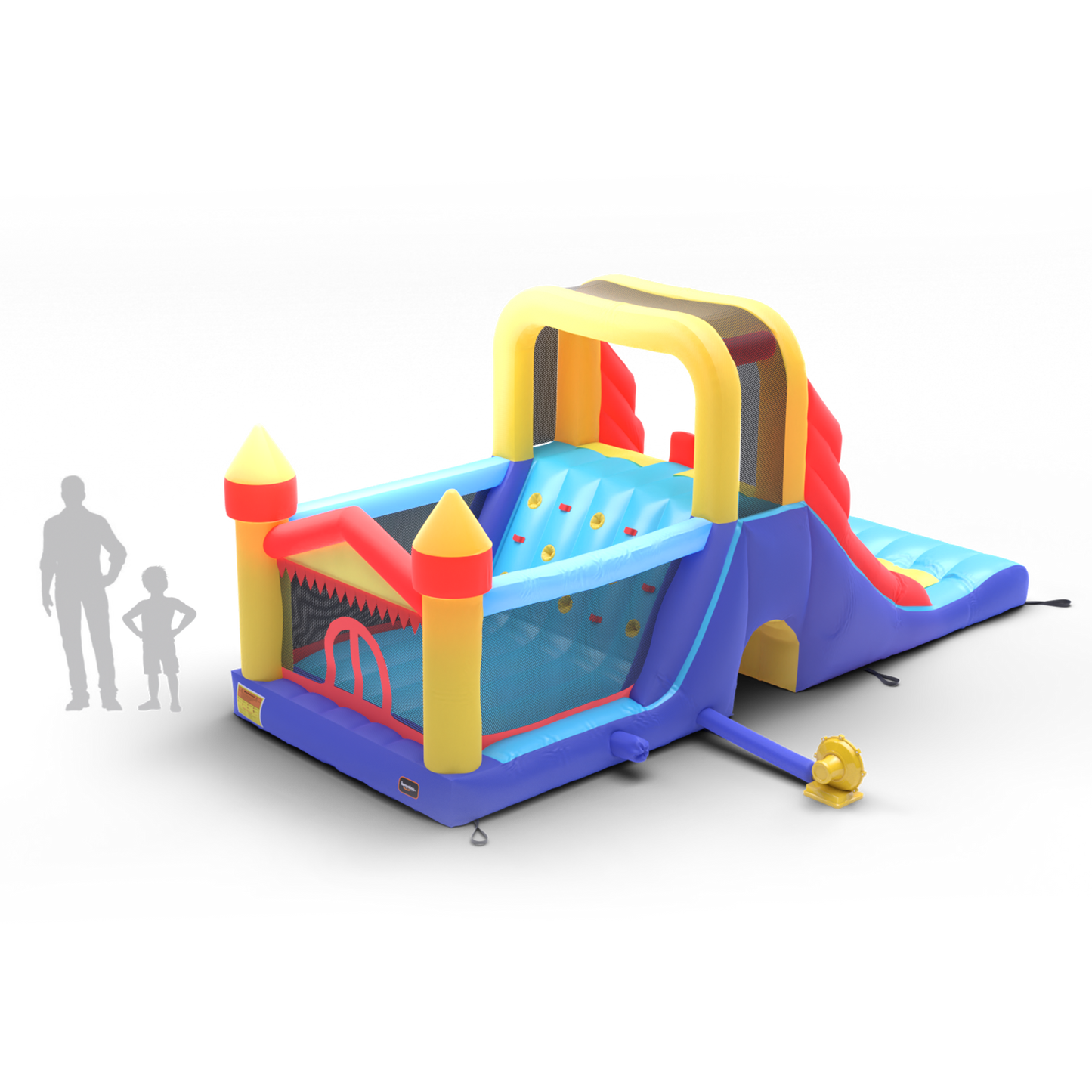 Royal Tower Bounce House with Slide