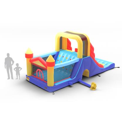 Royal Tower Bounce House with Slide