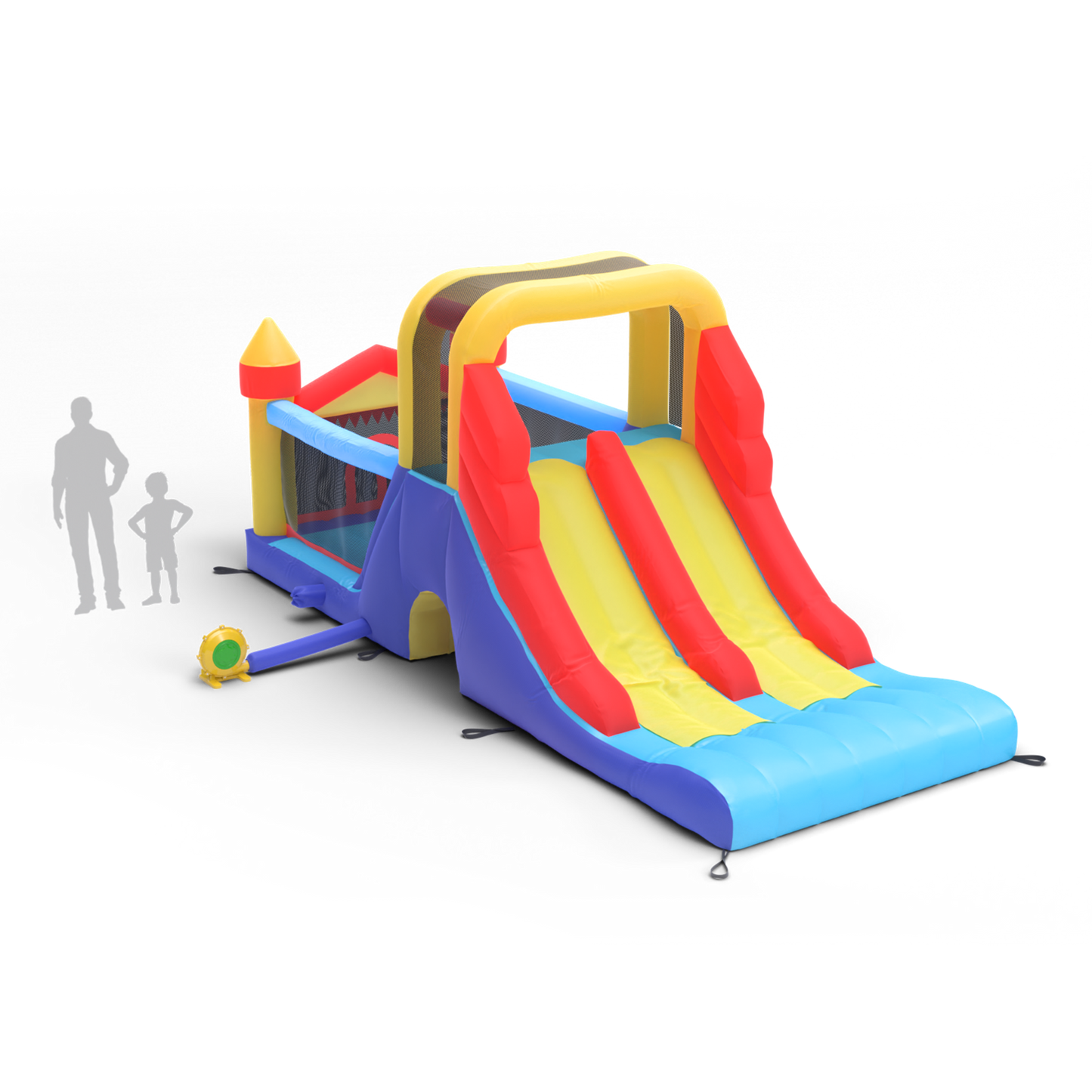 Royal Tower Bounce House with Slide