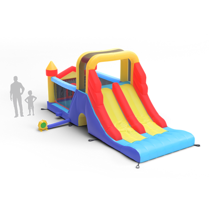 Royal Tower Bounce House with Slide