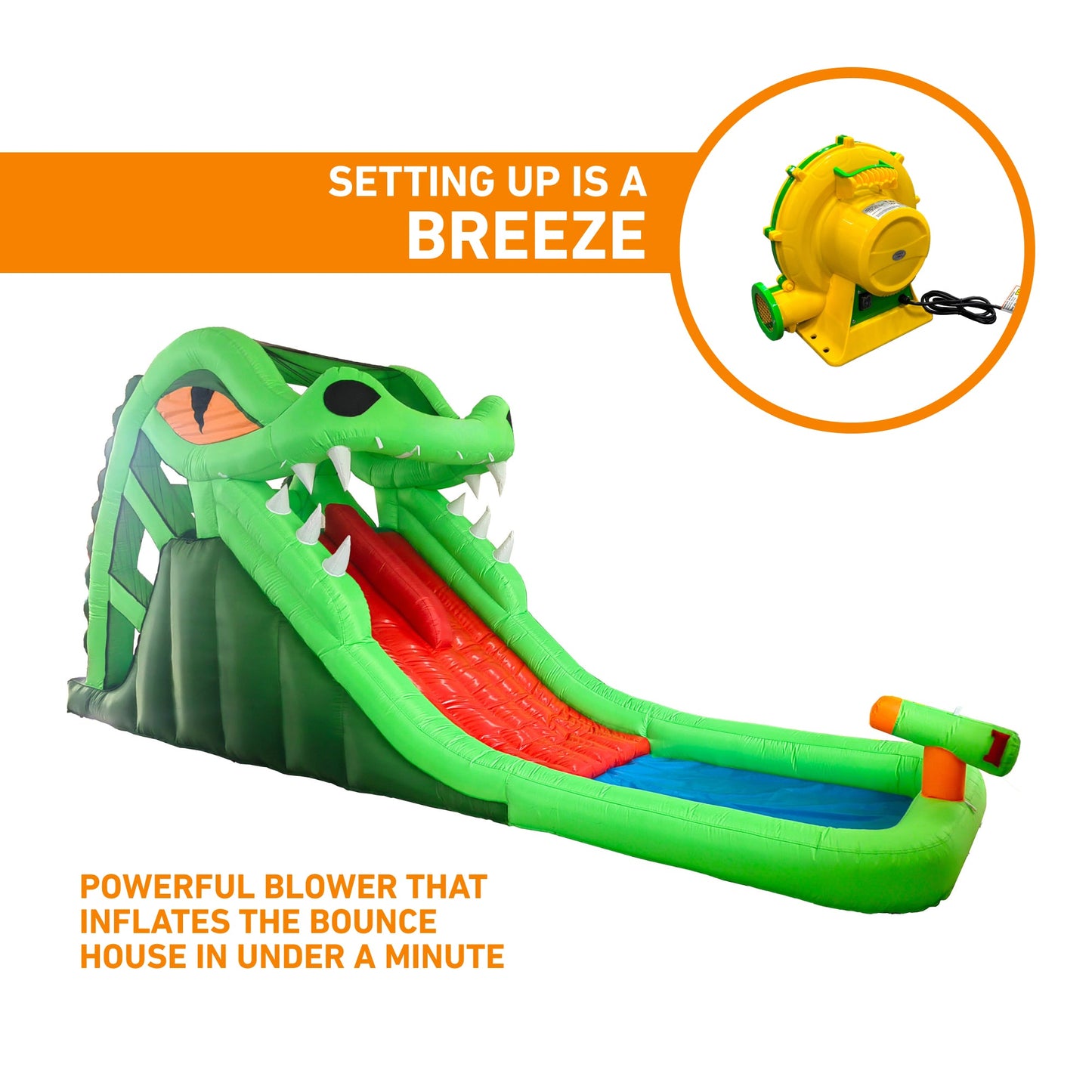 Dragon's Lair Bounce House Waterslide