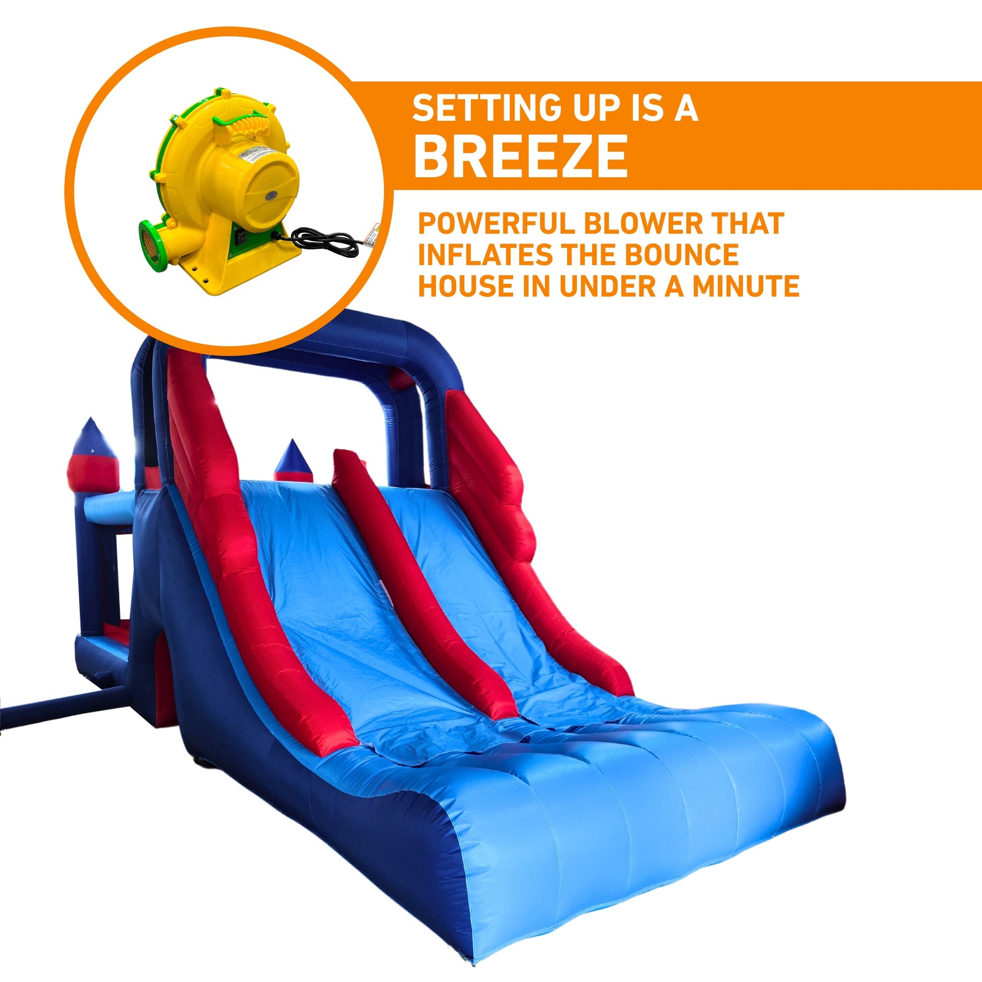 Royal Tower Bounce House Slide 2