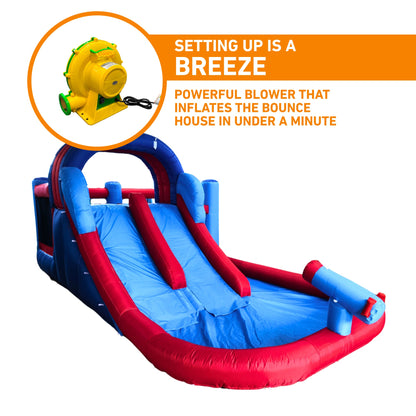 Royal Wave Bounce House with Water Slides